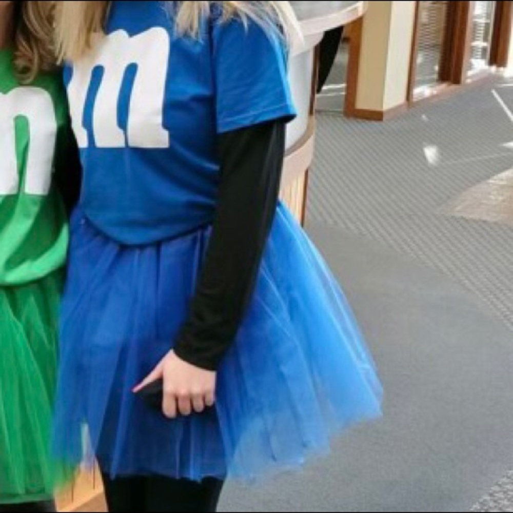 Blue M&M costume
